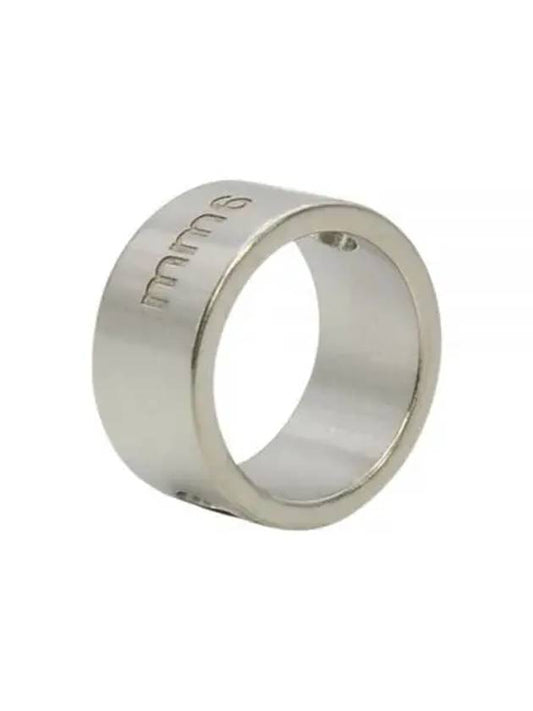 Engraved Logo Ring Silver - MAISON MARGIELA - BALAAN 2