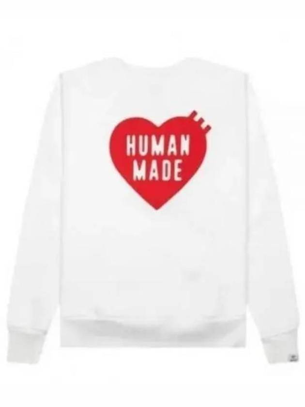 Long Sleeve T Shirt HM26CS041WHT White - HUMAN MADE - BALAAN 1