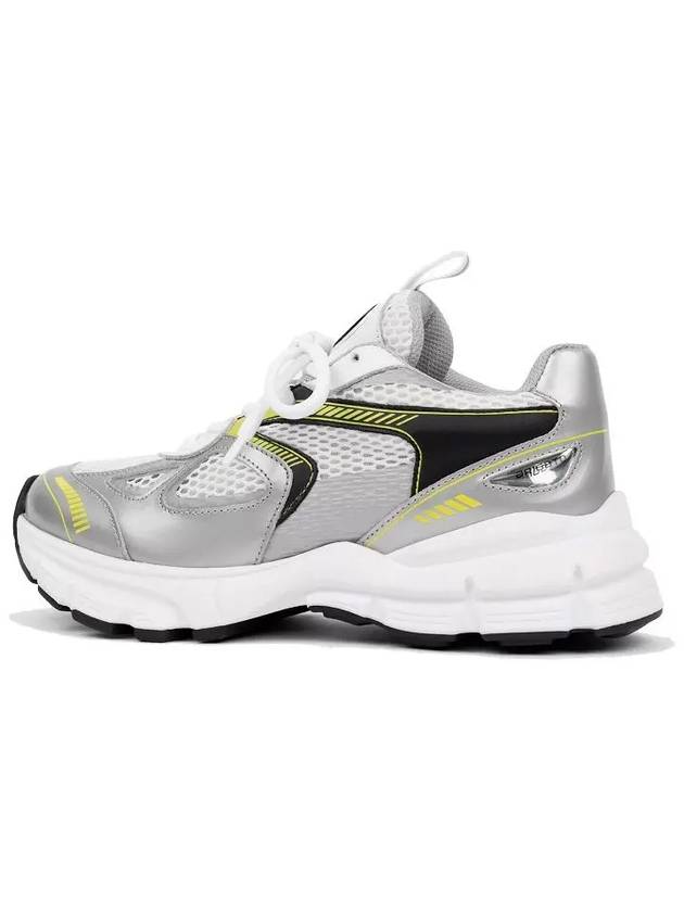 Men's Marathon Runner Low Top Sneakers Silver - AXEL ARIGATO - BALAAN 5