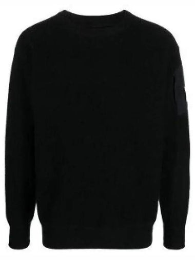 Lens Detail Knit Top Black - CP COMPANY - BALAAN 1