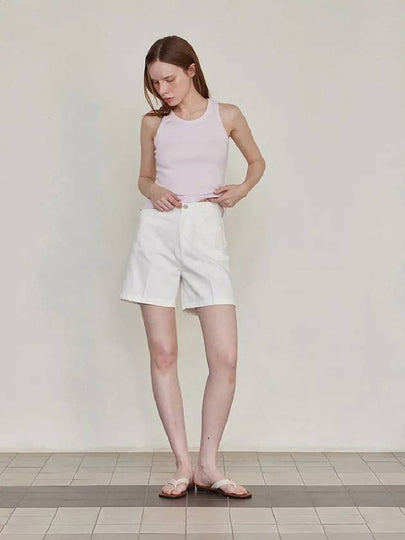 Marys Denim Shorts White - LESEIZIEME - BALAAN 2