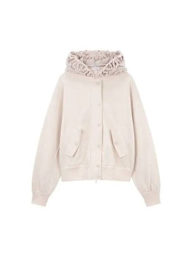 10 ePoint Women s Detachable Padded Hooded Soft Jacket Beige 270416 - BRUNELLO CUCINELLI - BALAAN 1