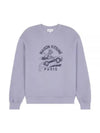 Maison Kitsune Racing Fox Comfort Sweatshirt Duster Blue - MAISON KITSUNE - BALAAN 2