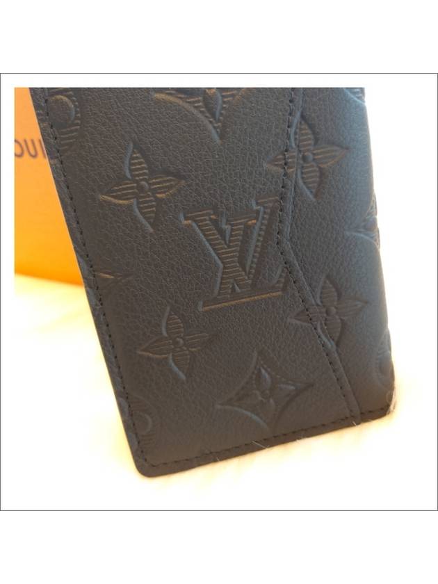 Monogram Shadow Pocket Organizer Card Wallet Black - LOUIS VUITTON - BALAAN 6