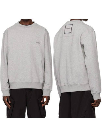 Gray Cotton Square Label Sweatshirt W241TS21734G - WOOYOUNGMI - BALAAN 1