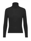 Cashmere Silk Long Sleeve Turtleneck Black - DIOR - BALAAN 2