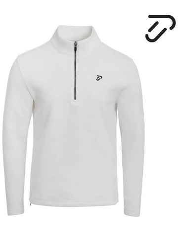 half-zip turtleneck t-shirt IPM3WTS624 WH - IJP DESIGN - BALAAN 1