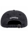 Pigment Print S Logo 6 Panel Cap Black FW23H108 - SUPREME - BALAAN 2