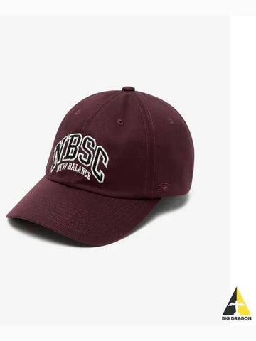 NBGDEFE505 C 66 NBSC BALLCAP BURGANDY - NEW BALANCE - BALAAN 1