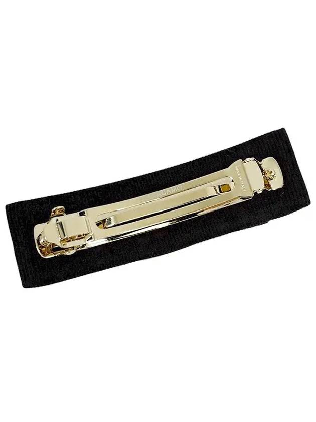 Vara Bow Hair Clip Black - SALVATORE FERRAGAMO - BALAAN 4