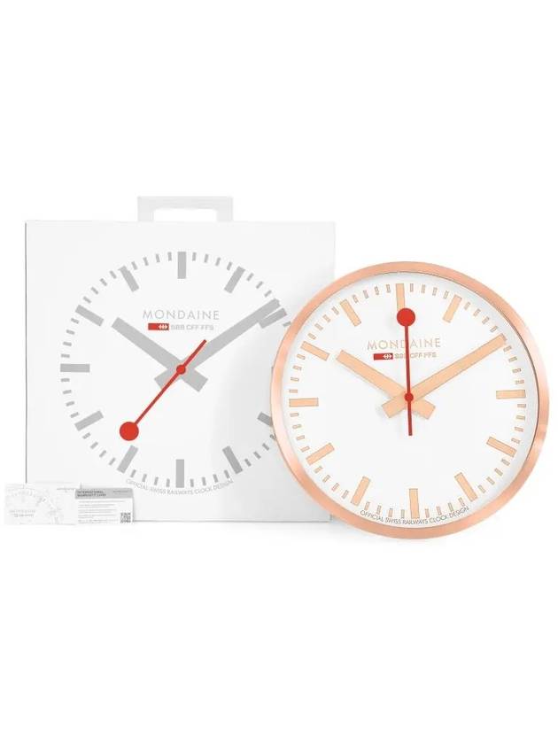 A995CLOCK17SBK wall clock - MONDAINE - BALAAN 4