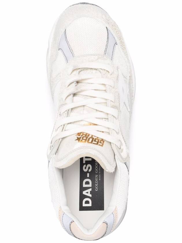 Mesh and Suede Leather Dad-Star Sneakers White Beige - GOLDEN GOOSE - BALAAN 5