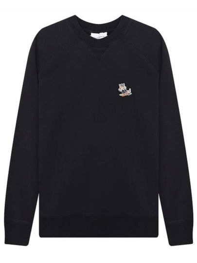 Dressed Fox Patch Classic Sweatshirt Black - MAISON KITSUNE - BALAAN 2