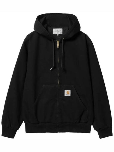 24SS Logo Patch Active Jacket Black I032939 8902 - CARHARTT - BALAAN 1