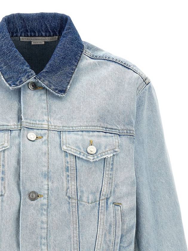 Stella McCartney Layered Denim Jacket - STELLA MCCARTNEY - BALAAN 3