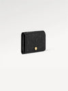 Monogram Embossed Leather Business Card Wallet Black - LOUIS VUITTON - BALAAN 4