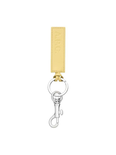 Logo Leather Key Holder Yellow - A.P.C. - BALAAN 2