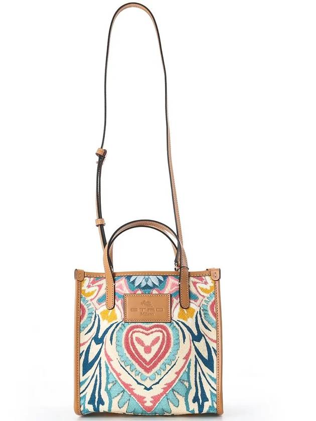 Globe Trotter Print Cotton Tote Bag - ETRO - BALAAN 8