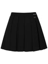 INVERTED PLEAT SKIRT W INNER PANTSBlack - PLAYBOO - BALAAN 2