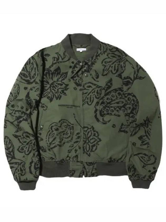 Jacket Aviator Floral Print Ripstop - ENGINEERED GARMENTS - BALAAN 1