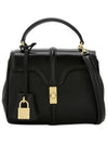 16 Calfskin Mini Shoulder Bag Black - CELINE - BALAAN 4