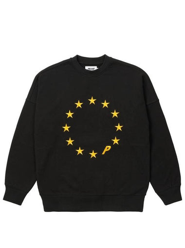 Euro Don Crew Neck Black EU Don Crew Black - PALACE - BALAAN 1