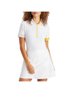 Women'S Contrast Tech Short Sleeve Polo Shirt White - G/FORE - BALAAN 1