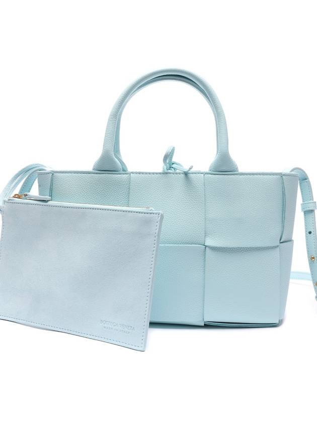 Arco Mini Tote Bag Blue - BOTTEGA VENETA - BALAAN 3