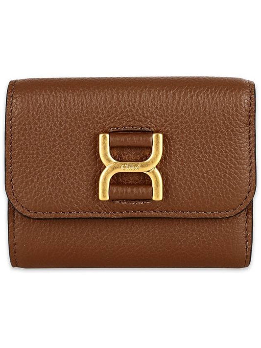 Women's Grain Leather Marci Halfwallet Brown C23AP099I31 25M - CHLOE - BALAAN 2