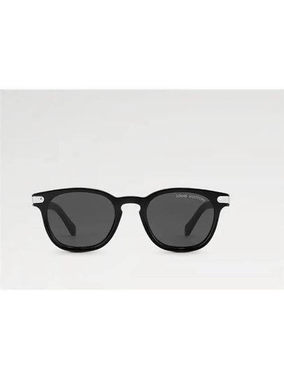 LV Signature Square Round Sunglasses Black - LOUIS VUITTON - BALAAN 2