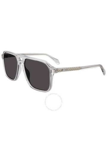 Just Cavalli Dark Grey Navigator Unisex Sunglasses SJC036 06A7 59 - JUST CAVALLI - BALAAN 1