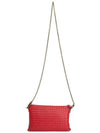 Intrecciato Chain Cross Bag Red - BOTTEGA VENETA - BALAAN.