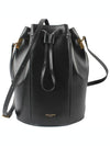 Talita Medium Leather Bucket Bag Black - SAINT LAURENT - BALAAN.