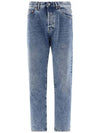 Men's Back Pocket V Logo Signature Jeans Blue - VALENTINO - BALAAN 1