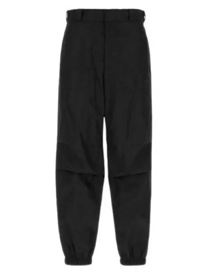 Triangle Logo Re-Nylon Jogger Track Pants Black - PRADA - BALAAN 2