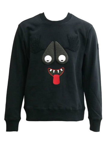 Monster Sweatshirt Black - MOOSE KNUCKLES - BALAAN 1