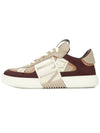 Logo Band Low-Top Sneakers Brown - VALENTINO - BALAAN 5