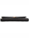 Grain De Poudre Cassandre Clutch Bag Black - SAINT LAURENT - BALAAN 6