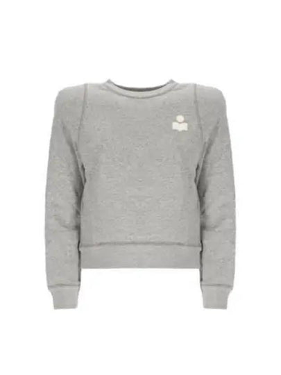 PrissaLogo Print Sweatshirt Grey - ISABEL MARANT - BALAAN 2