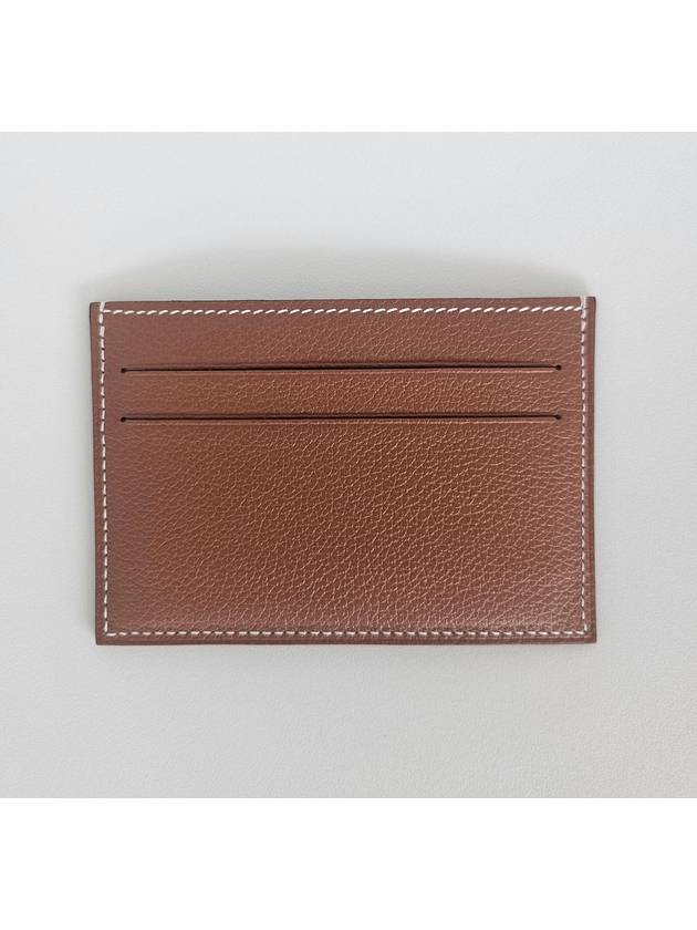 Citizen Twill Silk Card Wallet Gold Sun - HERMES - BALAAN 3