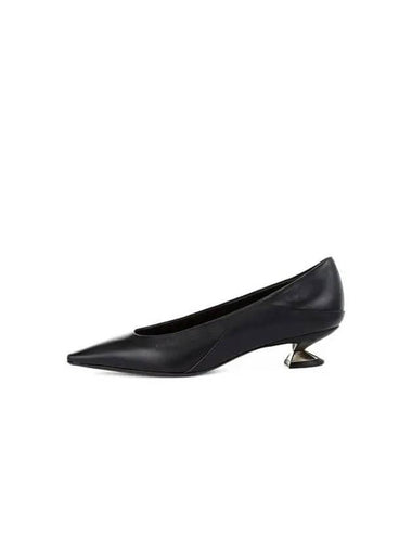 Women s Pointed Toe Kitten Heel Pumps Black 271535 - GIORGIO ARMANI - BALAAN 1