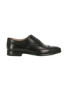 Riley Lace Up Loafers Black - SALVATORE FERRAGAMO - BALAAN.