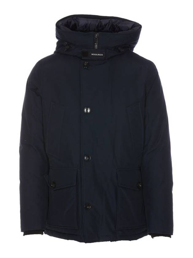 Arctic Parka Jacket Melton Blue - WOOLRICH - BALAAN 2