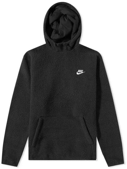 Essentials Sherpa Hoodie Black - NIKE - BALAAN 2