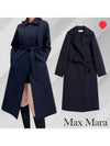 Manuela Virgin Wool Single Coat Navy - MAX MARA - BALAAN 11