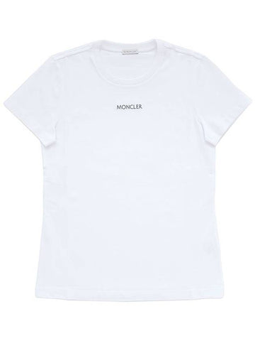 Women's Short Sleeve TShirt White 8C7A6 10 829FB 001 - MONCLER - BALAAN 1