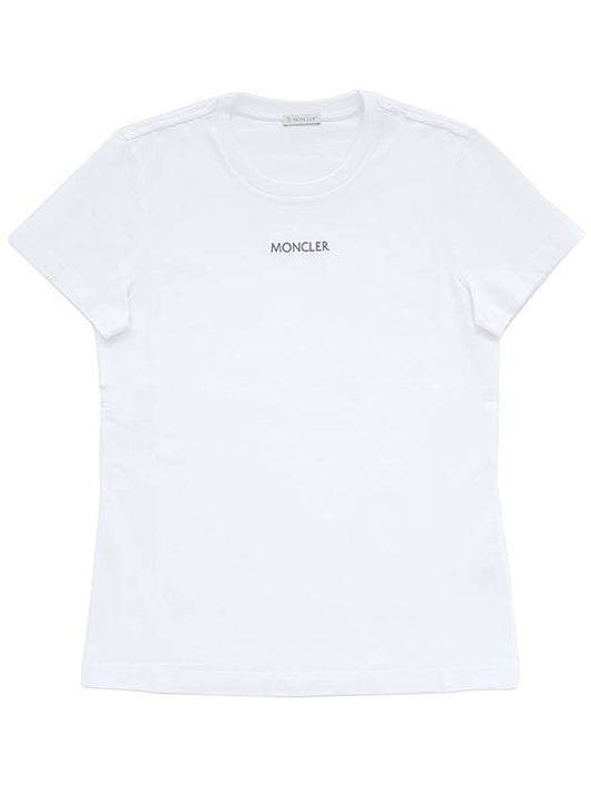 Women's Short Sleeve TShirt White 8C7A6 10 829FB 001 - MONCLER - BALAAN 1