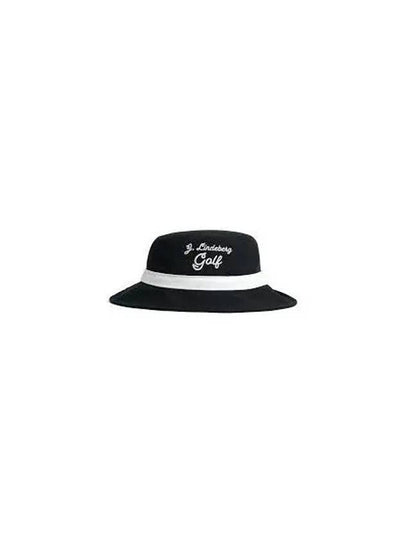 Lukas Embroidery Logo Golf Bucket Hat Black - J.LINDEBERG - BALAAN 2