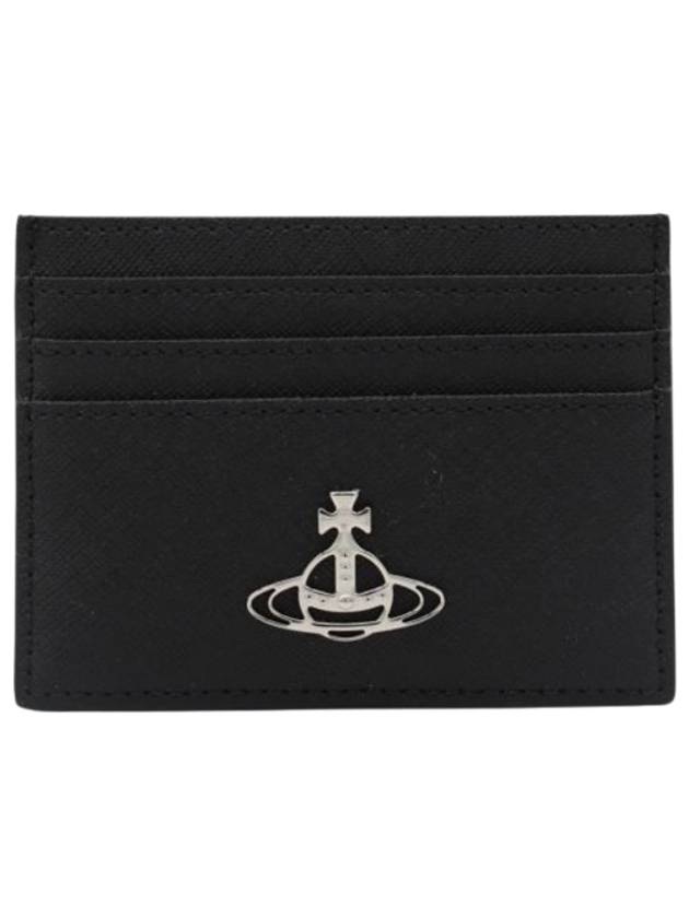 Logo Plaque Card Wallet Black - VIVIENNE WESTWOOD - BALAAN 2