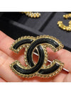 CC logo black gold brooch 24P ABC538 B16134 - CHANEL - BALAAN 4